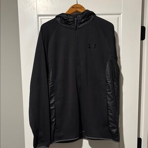 Under Armour Black Performance Jacket with High Collar